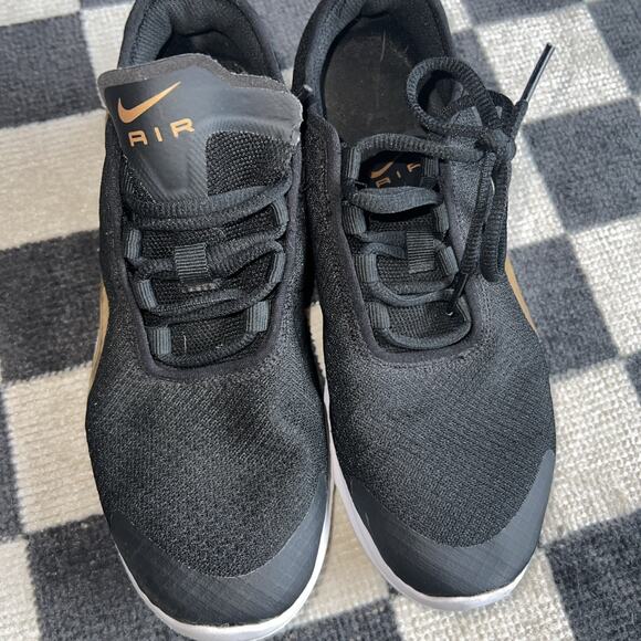 Nike AQ2743 012 Air Max Motion Black Gold Kids 5.5Y‎ Athletic Running Sneakers - Picture 9 of 9